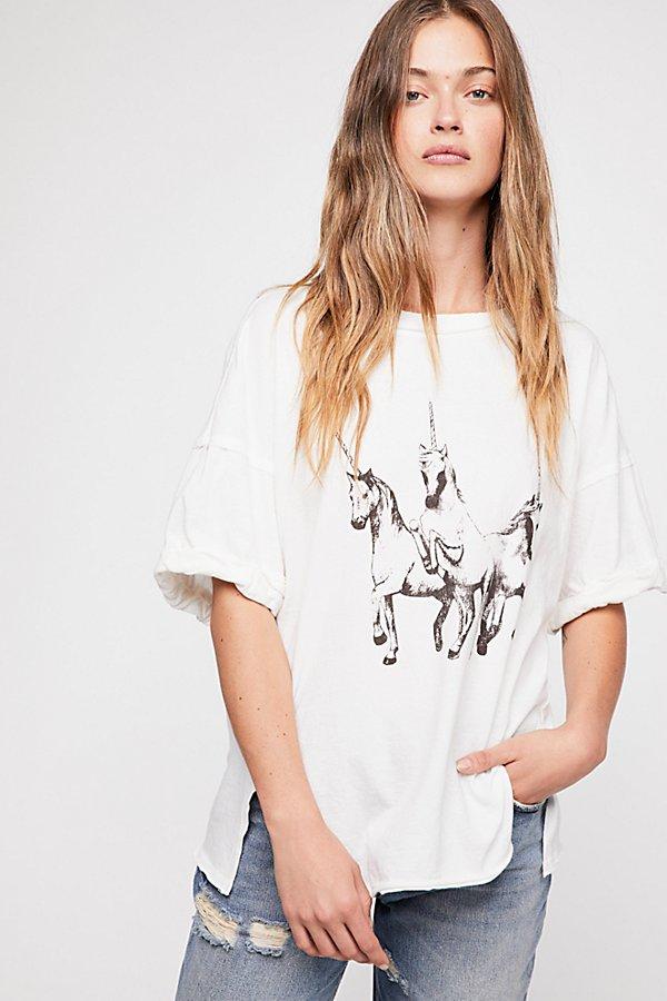 We The Free Unicorn Tee At Free People